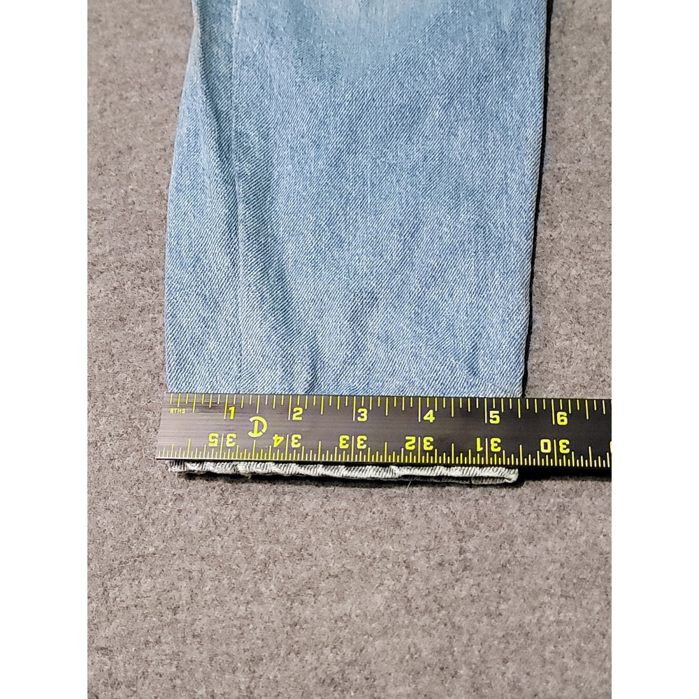 AGOLDE Womens Jeans 28 (29x26)  High Rise Straight Button Fly Cotton USA - Picture 9 of 11